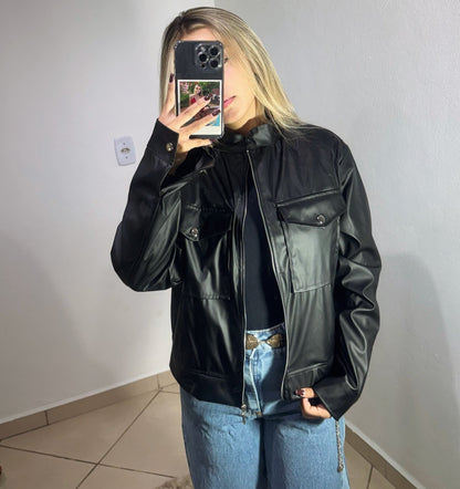 Jaqueta Couro Fake